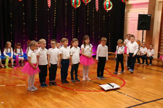 Mikołaj w Przedszkolu w grupach „Wiewiórki”, „Zajączki”