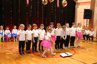 Mikołaj w Przedszkolu w grupach „Wiewiórki”, „Zajączki”