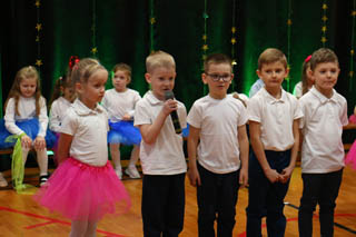 Mikołaj w Przedszkolu w grupach „Wiewiórki”, „Zajączki”