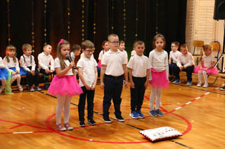 Mikołaj w Przedszkolu w grupach „Wiewiórki”, „Zajączki”