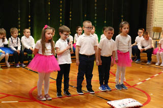 Mikołaj w Przedszkolu w grupach „Wiewiórki”, „Zajączki”