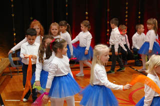 Mikołaj w Przedszkolu w grupach „Wiewiórki”, „Zajączki”