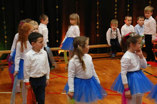 Mikołaj w Przedszkolu w grupach „Wiewiórki”, „Zajączki”