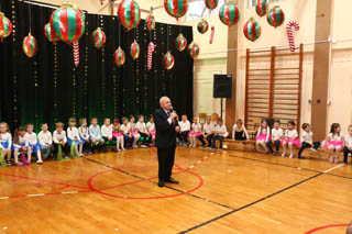 Mikołaj w Przedszkolu w grupach „Wiewiórki”, „Zajączki”