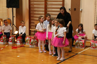 Mikołaj w Przedszkolu w grupach „Wiewiórki”, „Zajączki”