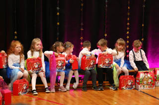 Mikołaj w Przedszkolu w grupach „Wiewiórki”, „Zajączki”