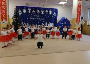 Mikołajki w grupie żłobkowej „Słoneczka”