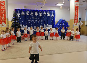 Mikołajki w grupie żłobkowej „Słoneczka”