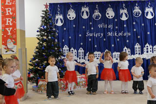 Mikołajki w grupie żłobkowej „Słoneczka”