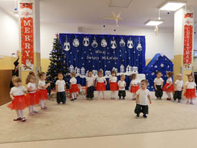 Mikołajki w grupie żłobkowej „Słoneczka”