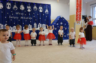 Mikołajki w grupie żłobkowej „Słoneczka”