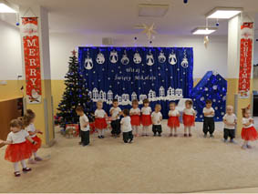 Mikołajki w grupie żłobkowej „Słoneczka”