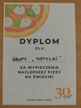 „Motylki” na warsztatach z robienia pizzy