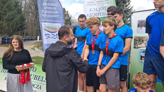 Srebrny medal Wojewódzkich Igrzysk Młodzieży Szkolnej dla Szkoły Podstawowej w Cycowie