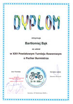 XXV Powiatowy Turniej Rowerowy o Puchar Burmistrza Łęcznej