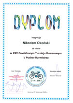 XXV Powiatowy Turniej Rowerowy o Puchar Burmistrza Łęcznej