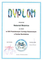 XXV Powiatowy Turniej Rowerowy o Puchar Burmistrza Łęcznej