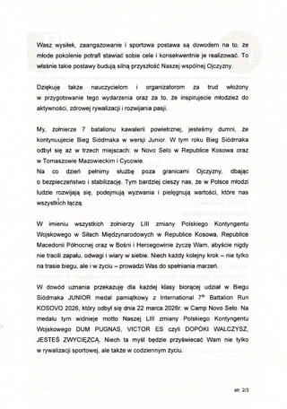V BIEG SIÓDMAKA Junior 2026