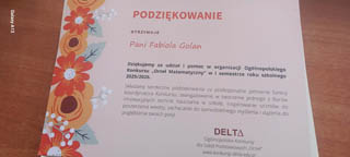 Laureaci Ogólnopolskiego Konkursu „Orzeł Matematyczny”