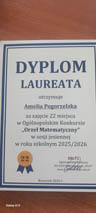 Laureaci Ogólnopolskiego Konkursu „Orzeł Matematyczny”