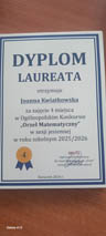 Laureaci Ogólnopolskiego Konkursu „Orzeł Matematyczny”
