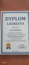 Laureaci Ogólnopolskiego Konkursu „Orzeł Matematyczny”