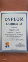 Laureaci Ogólnopolskiego Konkursu „Orzeł Matematyczny”