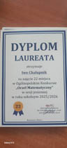 Laureaci Ogólnopolskiego Konkursu „Orzeł Matematyczny”