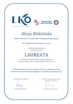 Maja Kotyńska i Alicja Widzińska – laureaci konkursu tematycznego „Ogarnij zdrowie” organizowanego przez Lubelskiego Kuratora Oświaty