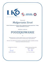 Maja Kotyńska i Alicja Widzińska – laureaci konkursu tematycznego „Ogarnij zdrowie” organizowanego przez Lubelskiego Kuratora Oświaty